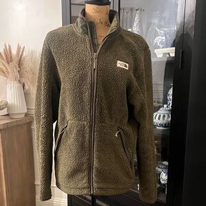 The North Face Forest Green Sherpa Jacket